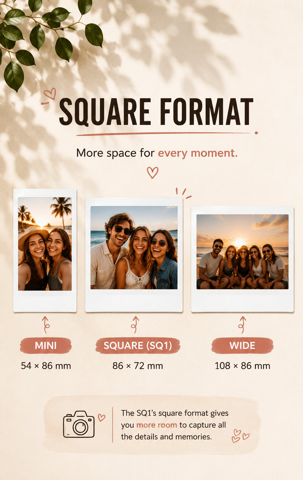Instax SQ1 Camera Rental