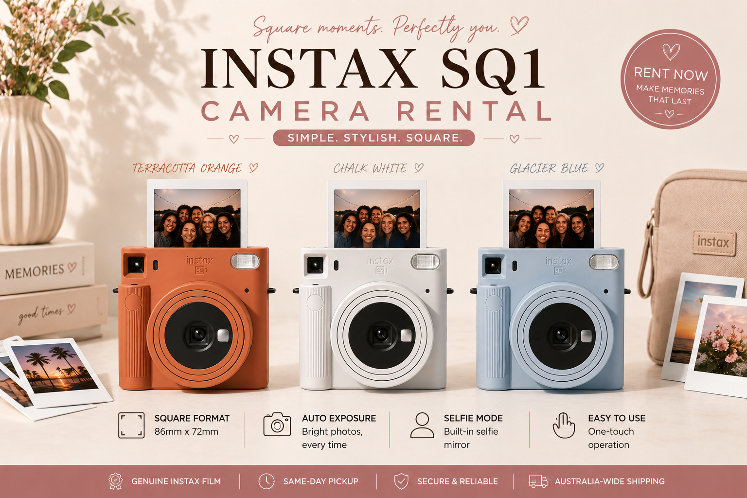 Instax SQ1 Camera Rental