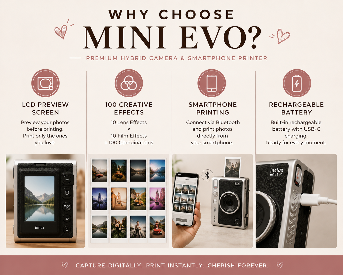 Instax Mini Evo Camera Rental