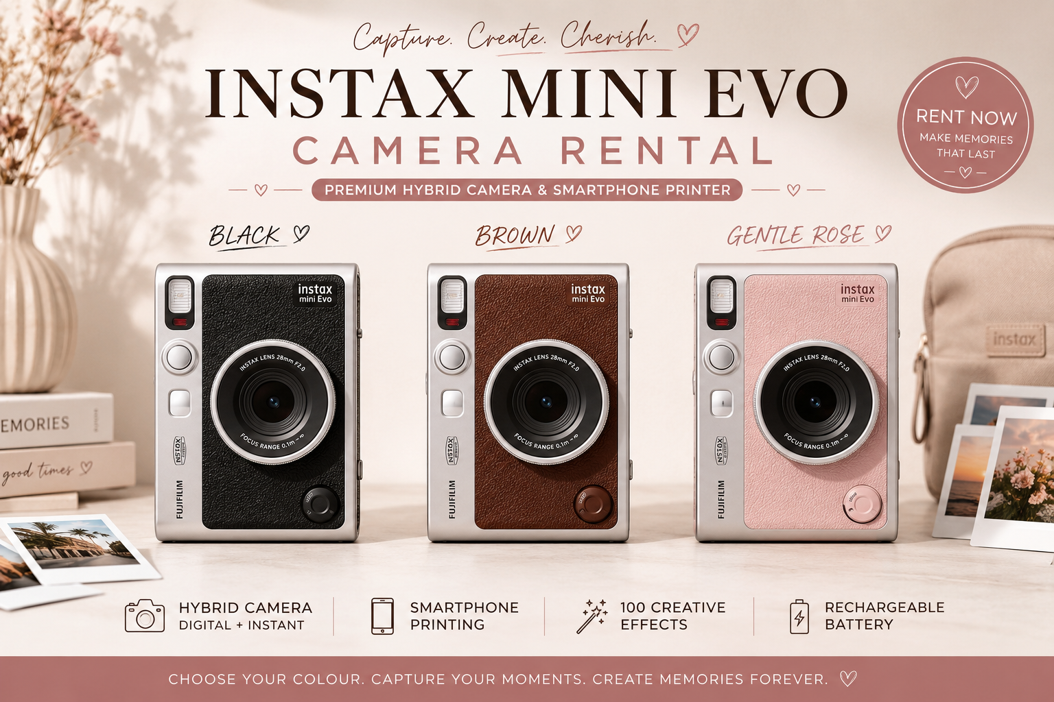 Instax Mini Evo Camera Rental